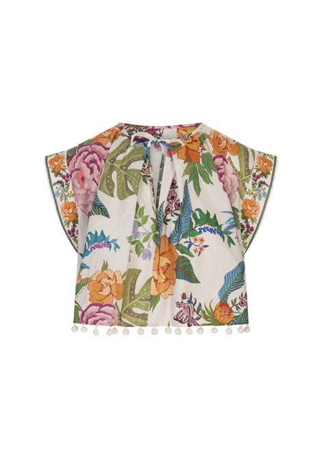 Top Sweet Bloom Off-White FARM RIO | 332410SWEET BLOOM BOUQUET - 25120